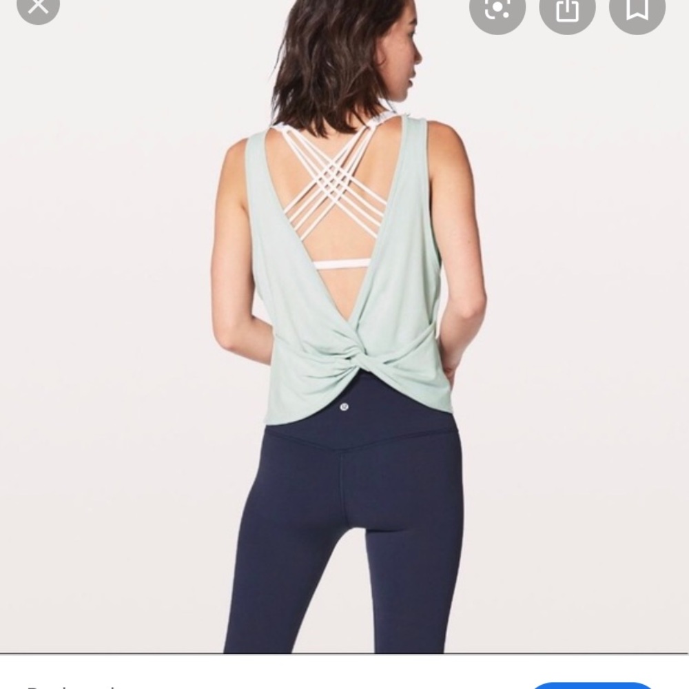Lululemon twist it tank